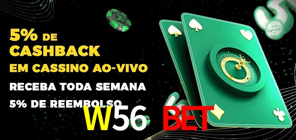 Promoções do cassino ao Vivo W56 BET